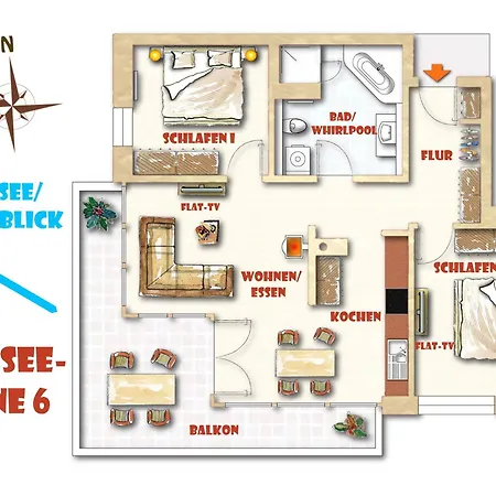 Ostseeduene 6 Apartamento *